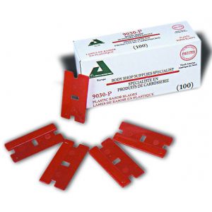 PLASTIC RAZOR BLADES, 100/BOX